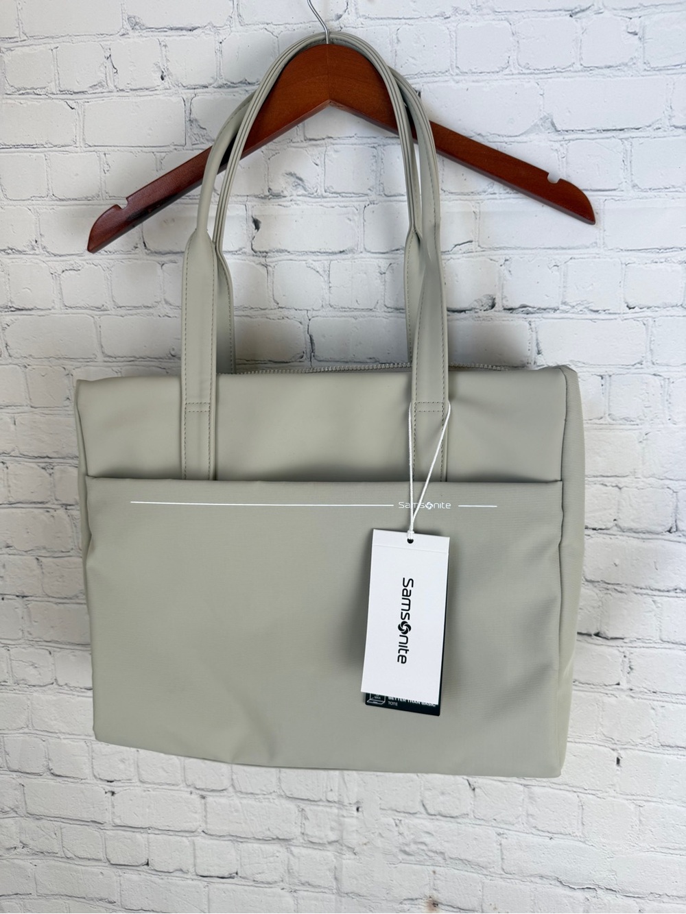 Samsonite Light Gray Minimalist Tote Medium SZ